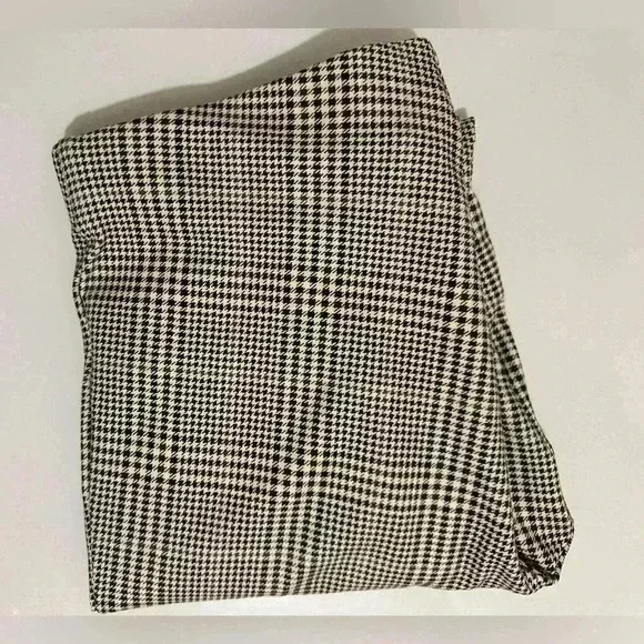 Jules & Leopold Stretch Plaid Pants/Leggings, Size Medium, Brown/Tan/Cream - Picture 8 of 11